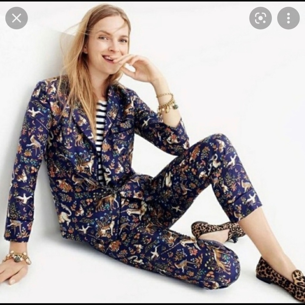 Collection Drake's® for J.Crew pajama top in Midnight Unicorn